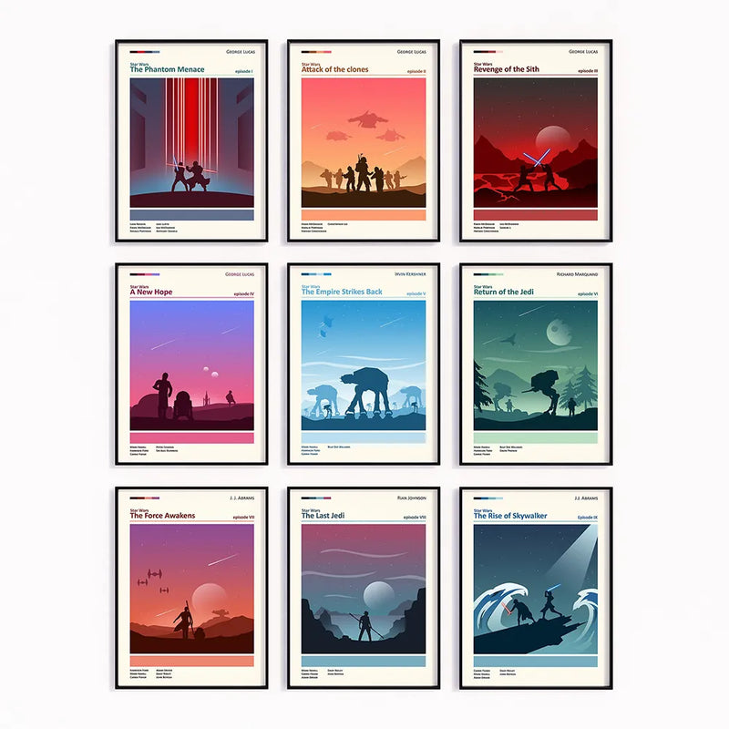 Poster Star Wars para decoração